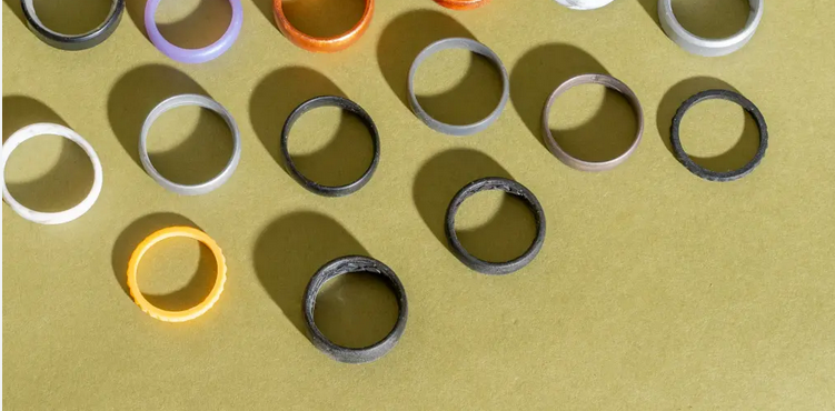 Sparkle and Shine: Glittery Gold Colored Silicone Rings post thumbnail image